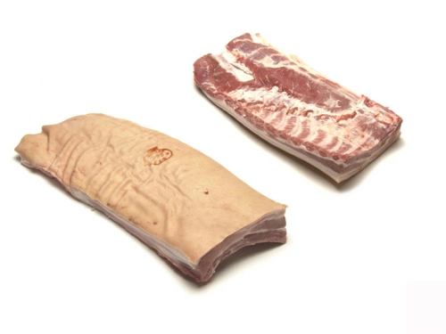 Pork belly bone in skin on带皮带骨中方